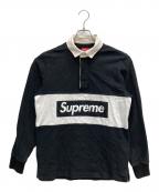 SUPREMEシュプリーム）の古着「ラガーシャツ」｜ブラック