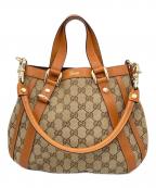 GUCCIグッチ）の古着「アビーキャンバストートバック」｜ベージュ