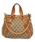 GUCCI（グッチ）の古着「アビーキャンバストートバック」｜ベージュ