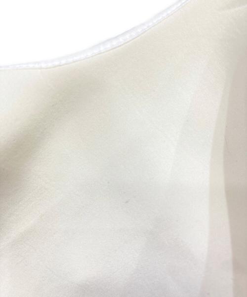 asos（エイソス）asos (エイソス) バイカラーワンショルダーワンピース ホワイト×ブラック サイズ:Sの古着・服飾アイテム