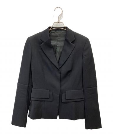 ■ a608 GUCCI【グッチ】 テーラード ジャケット ブラック 中古・古着通販】GUCCI (グッチ) ダブルフラップテーラードジャケット