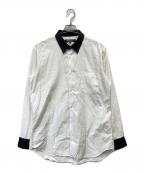 COMME des GARCONS HOMME DEUXコムデギャルソン オム ドゥ）の古着「バイカラーシャツ」｜ホワイト
