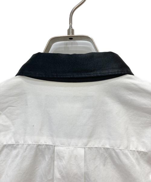 COMME des GARCONS HOMME DEUX（コムデギャルソン オム ドゥ）COMME des GARCONS HOMME DEUX (コムデギャルソン オム ドゥ) バイカラーシャツ ホワイト サイズ:Ⅼの古着・服飾アイテム
