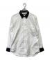COMME des GARCONS HOMME DEUX（コムデギャルソン オム ドゥ）の古着「バイカラーシャツ」｜ホワイト
