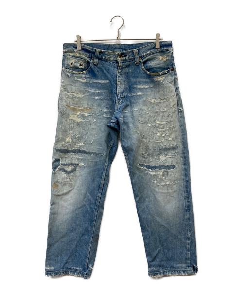 NEXUSVII（ネクサスセブン）NEXUSVII (ネクサスセブン) DAMAGED LOOSE DENIM PANTS インディゴ サイズ:48の古着・服飾アイテム