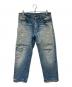 NEXUSVII（ネクサスセブン）の古着「DAMAGED LOOSE DENIM PANTS」｜インディゴ