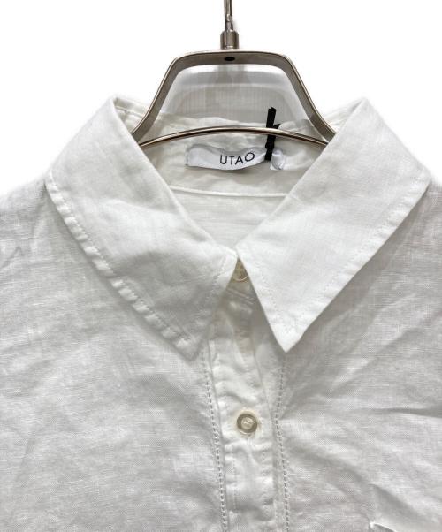 Utao（ウタオ）Utao (ウタオ) リネンシャツ ホワイト サイズ:Ⅼ 未使用品の古着・服飾アイテム