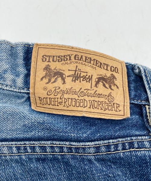 stussy（ステューシー）stussy (ステューシー) バックロゴデニムパンツ ブルー サイズ:76cm(W30)の古着・服飾アイテム