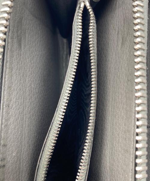 BALENCIAGA（バレンシアガ）BALENCIAGA (バレンシアガ) ペーパーマニージップラウンドウォレット グレーの古着・服飾アイテム