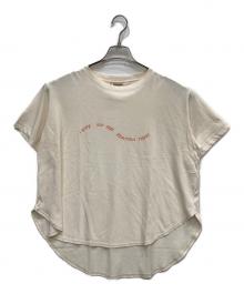 tumugu（ツムグ）の古着「DEPEND天竺プリントTシャツ」｜アイボリー