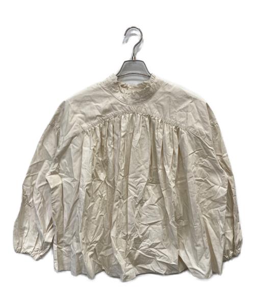BROCANTE（ブロカント）BROCANTE (ブロカント) 50ブロードヴロンブラウス アイボリー サイズ:M 未使用品の古着・服飾アイテム