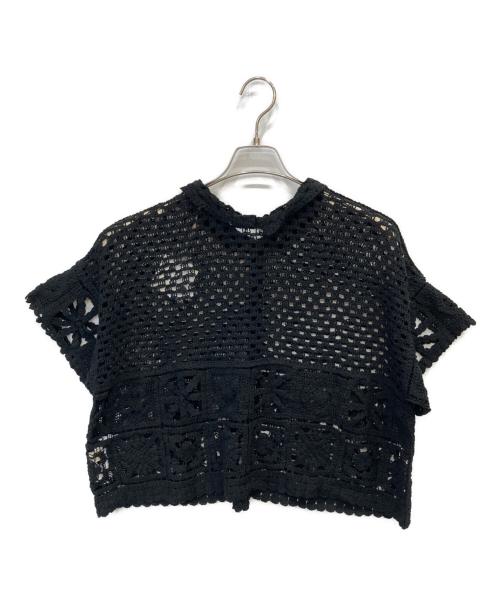 tumugu（ツムグ）tumugu (ツムグ) ラッセルニット2wayカーディガン チャコール サイズ:FREE 未使用品の古着・服飾アイテム
