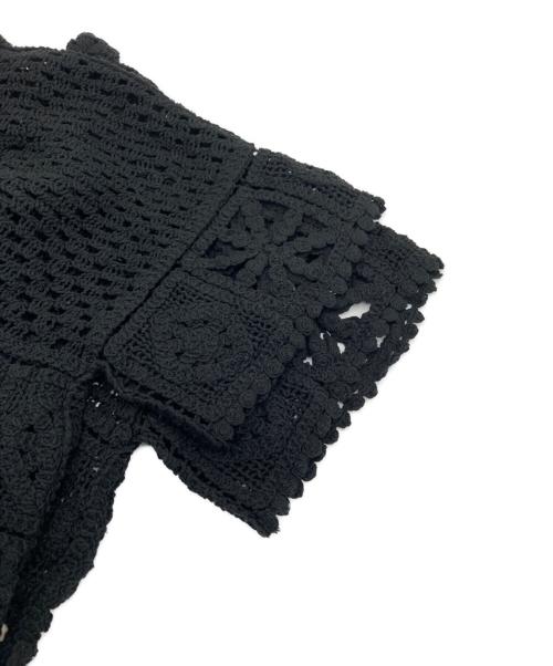 tumugu（ツムグ）tumugu (ツムグ) ラッセルニット2wayカーディガン チャコール サイズ:FREE 未使用品の古着・服飾アイテム