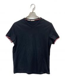 MONCLER（モンクレール）の古着「VネックTシャツ」｜ブラック