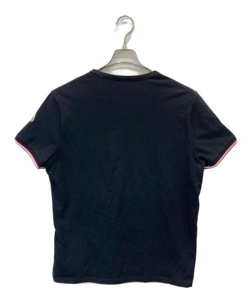 MONCLER（モンクレール）MONCLER (モンクレール) VネックTシャツ ブラック サイズ:XLの古着・服飾アイテム