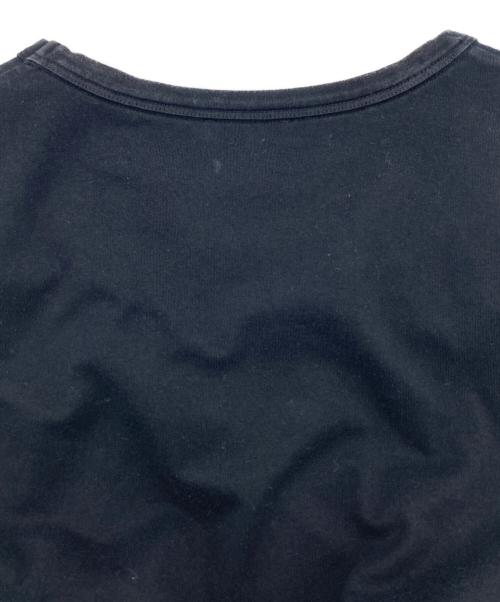 MONCLER（モンクレール）MONCLER (モンクレール) VネックTシャツ ブラック サイズ:XLの古着・服飾アイテム