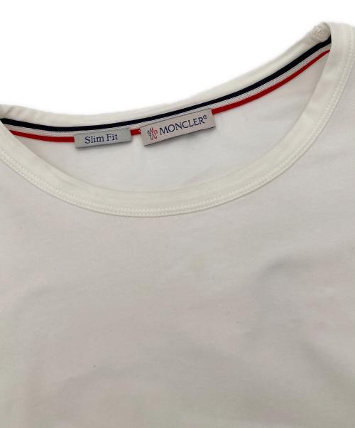 MONCLER（モンクレール）MONCLER (モンクレール) MAGLIA T-SHIRT ホワイト サイズ:XLの古着・服飾アイテム