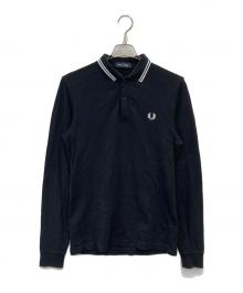 FRED PERRY（フレッドペリー）の古着「長袖ポロシャツ」｜ブラック