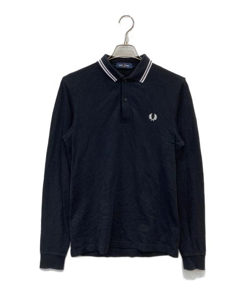 FRED PERRY（フレッドペリー）FRED PERRY (フレッドペリー) 長袖ポロシャツ ブラック サイズ:Sの古着・服飾アイテム