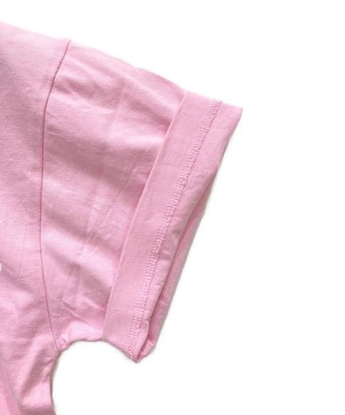 BALENCIAGA（バレンシアガ）BALENCIAGA (バレンシアガ) ラージフィットロゴTシャツ ピンク サイズ:Sの古着・服飾アイテム