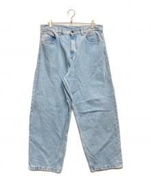 Carhartt WIP（カーハート ワーク イン プログレス）の古着「ワイドデニムパンツ」｜インディゴ
