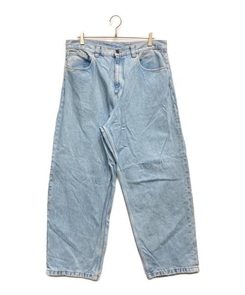 Carhartt WIP（カーハート ワーク イン プログレス）Carhartt WIP (カーハート ワーク イン プログレス) ワイドデニムパンツ インディゴ サイズ:Lの古着・服飾アイテム