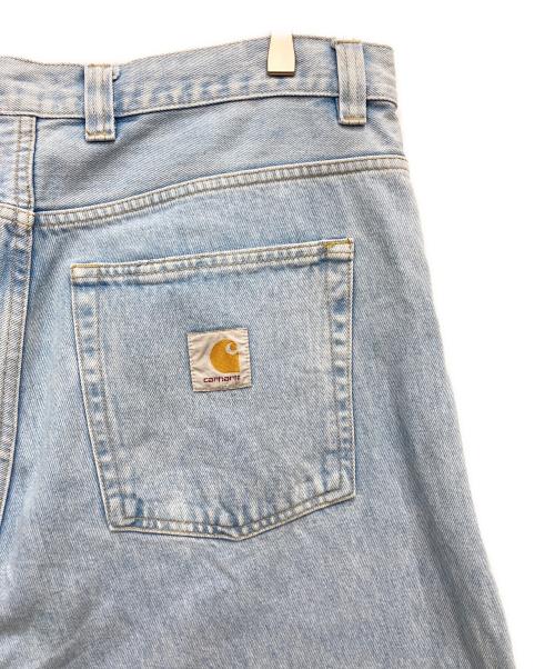 Carhartt WIP（カーハート ワーク イン プログレス）Carhartt WIP (カーハート ワーク イン プログレス) ワイドデニムパンツ インディゴ サイズ:Lの古着・服飾アイテム