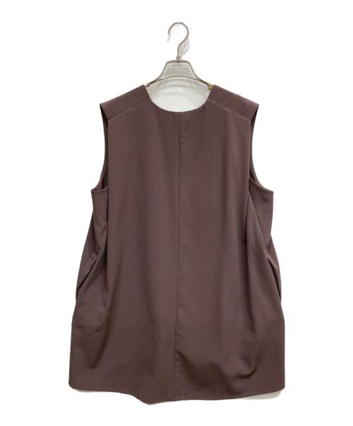 chignon（シニヨン）chignon (シニヨン) ショルダータックベスト パープル サイズ:FREEの古着・服飾アイテム