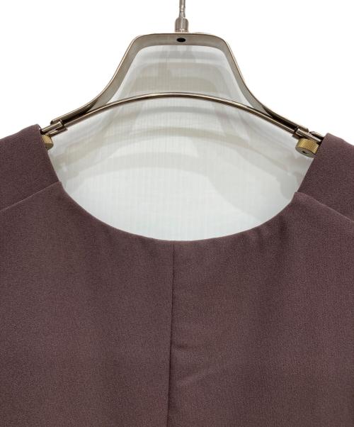chignon（シニヨン）chignon (シニヨン) ショルダータックベスト パープル サイズ:FREEの古着・服飾アイテム