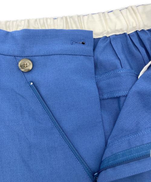 chignon（シニヨン）chignon (シニヨン) アシメワイドスラックス ブルー サイズ:FREEの古着・服飾アイテム