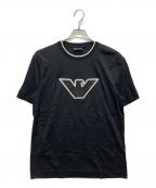 EMPORIO ARMANIエンポリオ アルマーニ）の古着「ロゴTシャツ」｜ブラック