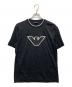 EMPORIO ARMANI（エンポリオ アルマーニ）の古着「ロゴTシャツ」｜ブラック