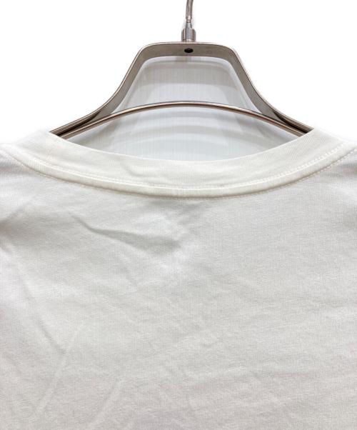 MONCLER（モンクレール）MONCLER (モンクレール) フロッキーロゴ SS TSHIRT ホワイト サイズ:Mの古着・服飾アイテム
