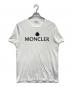 MONCLER（モンクレール）の古着「フロッキーロゴ SS TSHIRT」｜ホワイト
