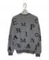 EMPORIO ARMANI (エンポリオ アルマーニ) クールーネックウールニット グレー サイズ:L：14000円