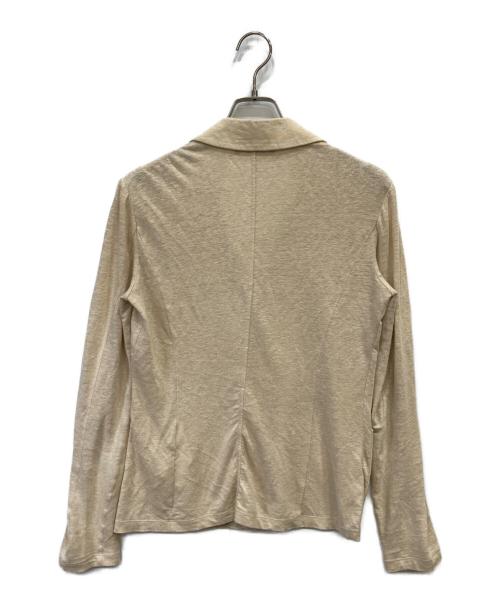 WEEKEND Max Mara（ウィークエンド マックスマーラ）Weekend Max Mara (ウィークエンド マックスマーラ) リネンニットジャケット アイボリー サイズ:Mの古着・服飾アイテム