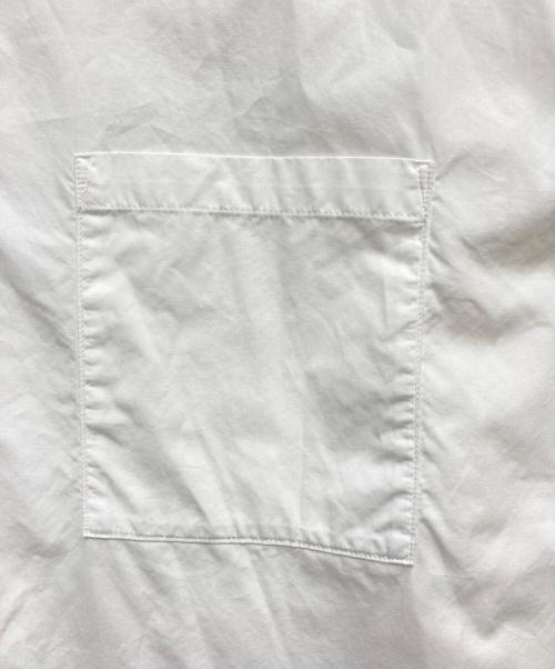 NORMALLY（ノーマリー）NORMALLY (ノーマリー) バンドカラーシャツ ホワイトの古着・服飾アイテム