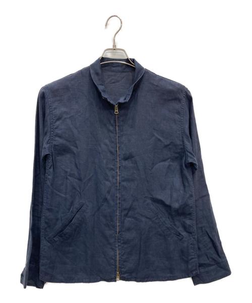 arbre（アルブル）ARBRE (アルブル) リネンジャケット ネイビー サイズ:Sの古着・服飾アイテム