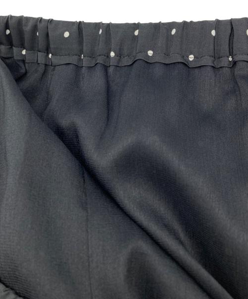 BEARDSLEY（ビアズリー）BEARDSLEY (ビアズリー) シワシフォンギャザーパンツ ブラック サイズ:2の古着・服飾アイテム
