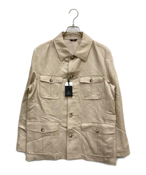 LANVIN COLLECTION（ランバンコレクション）LANVIN COLLECTION (ランバンコレクション) リネンシルクジャケット ベージュ サイズ:48 未使用品の古着・服飾アイテム