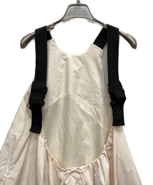 Little suzie（リトルスージー）little Suzie (リトルスージー) cross belt balloon dress アイボリー サイズ:38の古着・服飾アイテム