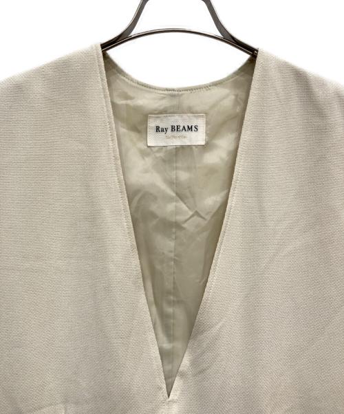 RAY BEAMS（レイ ビームス）RAY BEAMS (レイ ビームス) ベスト ベージュ サイズ:表記なしの古着・服飾アイテム