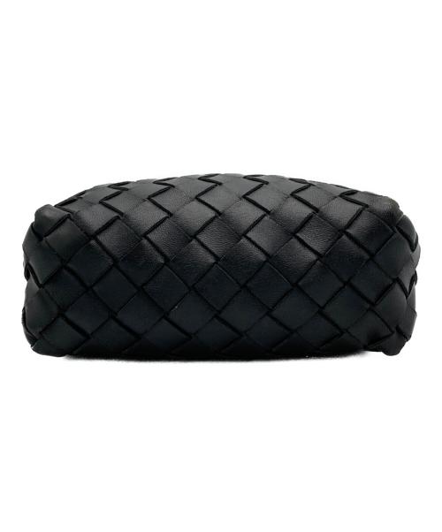 BOTTEGA VENETA（ボッテガベネタ）BOTTEGA VENETA (ボッテガベネタ) イントレチャート  ミニループ カメラバック ブラックの古着・服飾アイテム