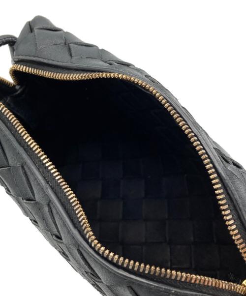 BOTTEGA VENETA（ボッテガベネタ）BOTTEGA VENETA (ボッテガベネタ) イントレチャート  ミニループ カメラバック ブラックの古着・服飾アイテム
