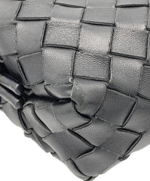 BOTTEGA VENETA（ボッテガベネタ）BOTTEGA VENETA (ボッテガベネタ) イントレチャート  ミニループ カメラバック ブラックの古着・服飾アイテム