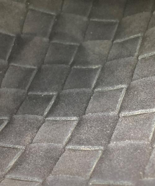 BOTTEGA VENETA（ボッテガベネタ）BOTTEGA VENETA (ボッテガベネタ) イントレチャート  ミニループ カメラバック ブラックの古着・服飾アイテム