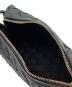 中古・古着 BOTTEGA VENETA (ボッテガベネタ) イントレチャート  ミニループ カメラバック ブラック：110000円