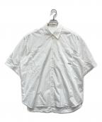CLANEクラネ）の古着「HALF SLEEVE HUGE SHIRTS」｜ホワイト