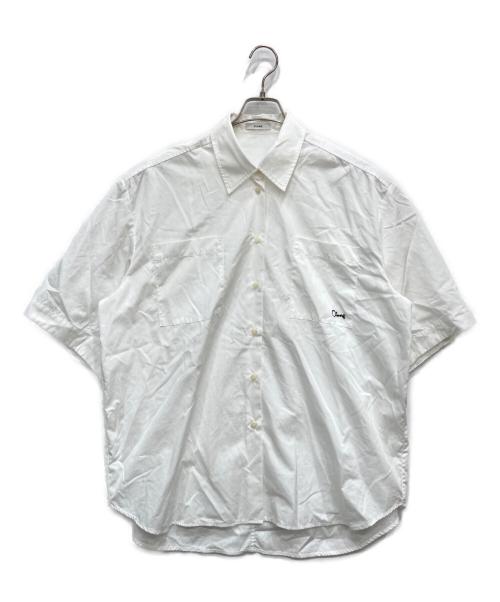 CLANE（クラネ）CLANE (クラネ) HALF SLEEVE HUGE SHIRTS ホワイト サイズ:Mの古着・服飾アイテム
