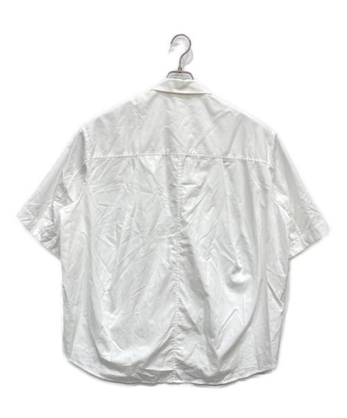 CLANE（クラネ）CLANE (クラネ) HALF SLEEVE HUGE SHIRTS ホワイト サイズ:Mの古着・服飾アイテム